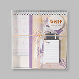 belif stationery set